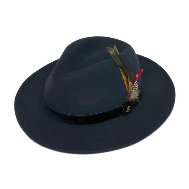 Blue Joules Fedora Hat French Navy image 1