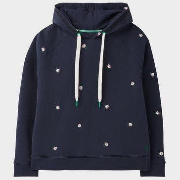 Blue Joules Ladies Rowley Embroidered Sweatshirt Navy Ditsy