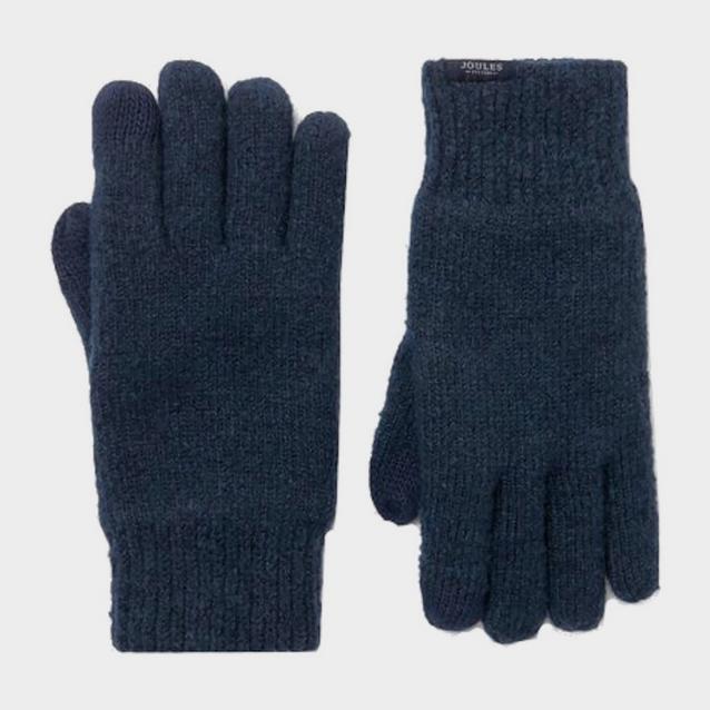 Blue Joules Bamburgh Knitted Gloves French Navy image 1