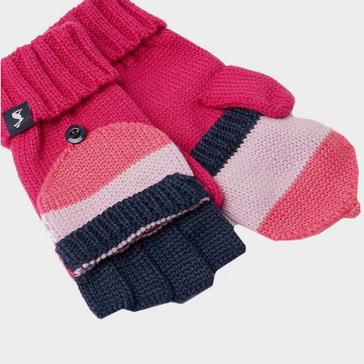 Pink Joules Kids Bobble Gloves Pink