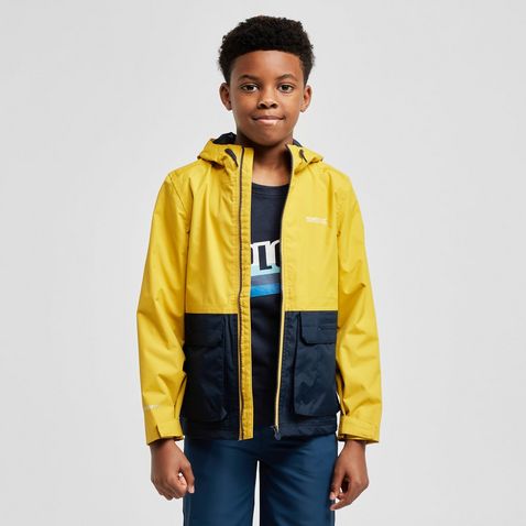Kids Peony Print Hooded Waterproof Raincoat Rain Coats/Jacket for Girls for Boy 