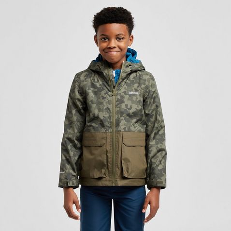 Regatta Childrens Kashton Waterproof and Breathable Insulated Hooded Jacket 