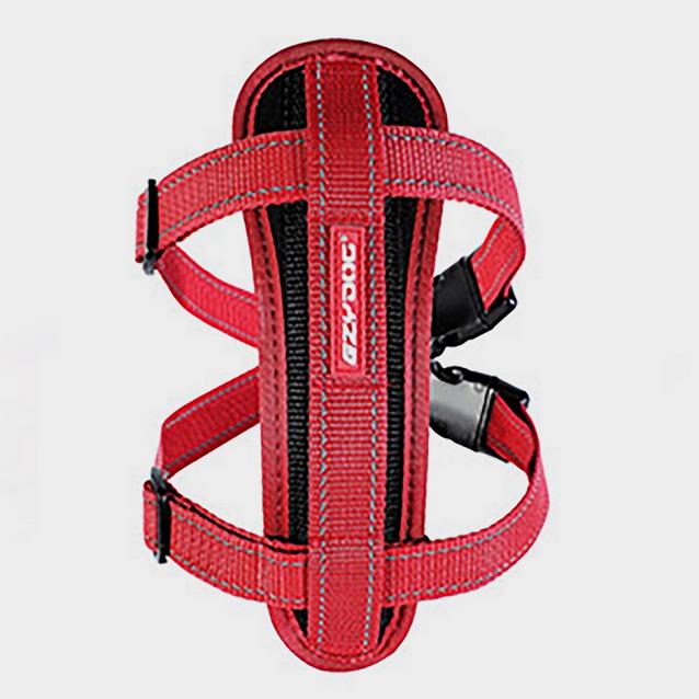 Red Ezy-Dog Chest Plate Dog Harness Red Small image 1