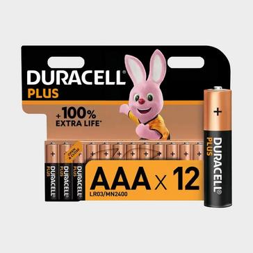 BLACK Duracell AAA Plus 100 Batteries (12 pack)