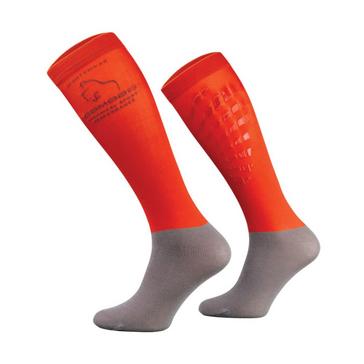 Red Platinum Adults Silicone Grip Socks Red