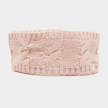 Pink Heat Holders Alta Luxury Cable Knit Headband Pink