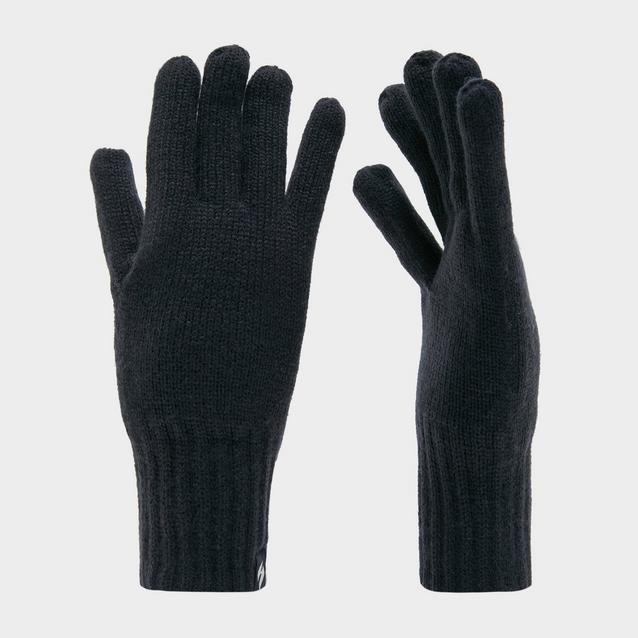 Blue Heat Holders Mens Plain Fleece Gloves Navy image 1