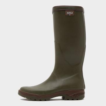 Green Aigle Mens Parcours 2 Wellington Boots Khaki
