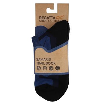 Blue Regatta Mens Outdoor Active Socks 2 Pack Navy/Dark Steel