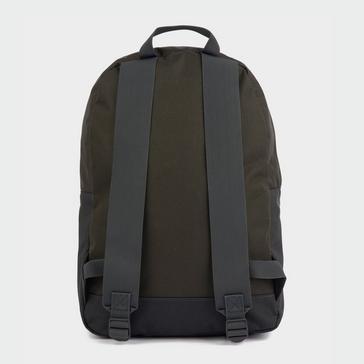 Green Barbour Highfield Canvas Backpack Navy/Olive