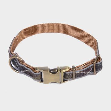 Multi Barbour Reflective Tartan Dog Collar Tartan