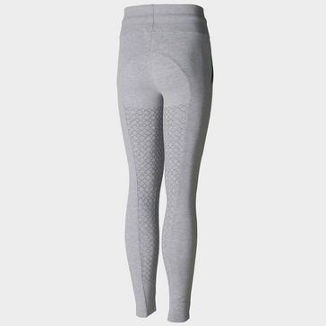 Grey Horze Childs Elinor Cotton Stretch Tights Ash Grey