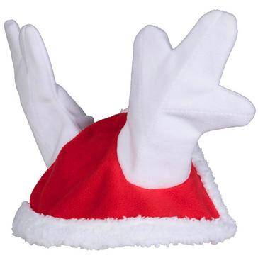 Red Horze Christmas Reindeer Cap Red