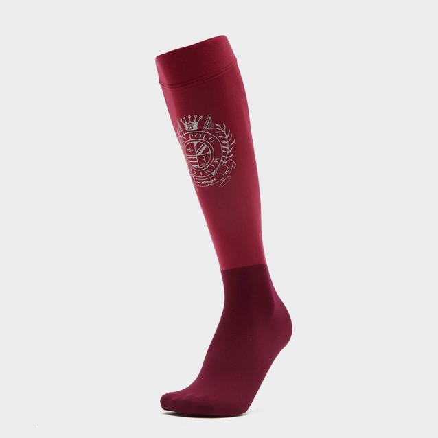Red HV Polo Favouritas Winter Socks Bordeaux image 1