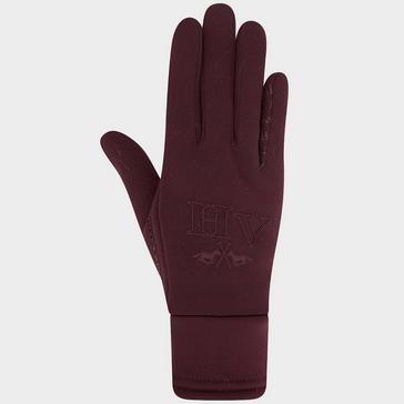 Burgundy HV Polo Winter Gloves Dark Berry