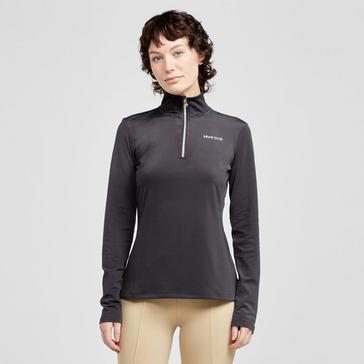 Grey HV Polo Womens Lumi Top Anthracite