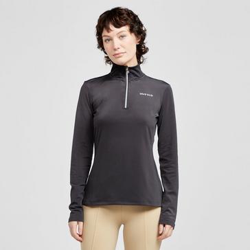 Grey HV Polo Womens Lumi Top Anthracite
