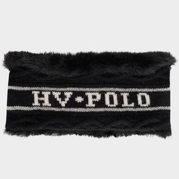Black HV Polo Knitted Headband Black
