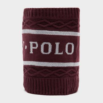 Burgundy HV Polo Loop Scarf Dark Berry