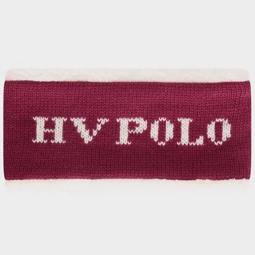 Burgundy HV Polo Lined Headband Bordeaux