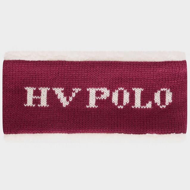 Burgundy HV Polo Lined Headband Bordeaux image 1
