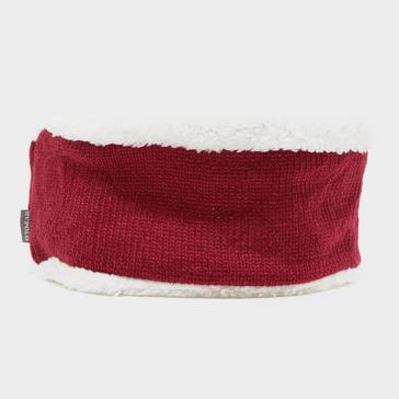 Red HV Polo Lined Headband Bordeaux