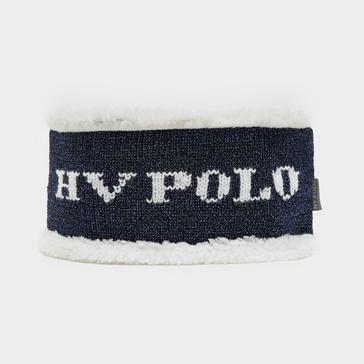 Blue HV Polo Lined Headband Navy Lurex