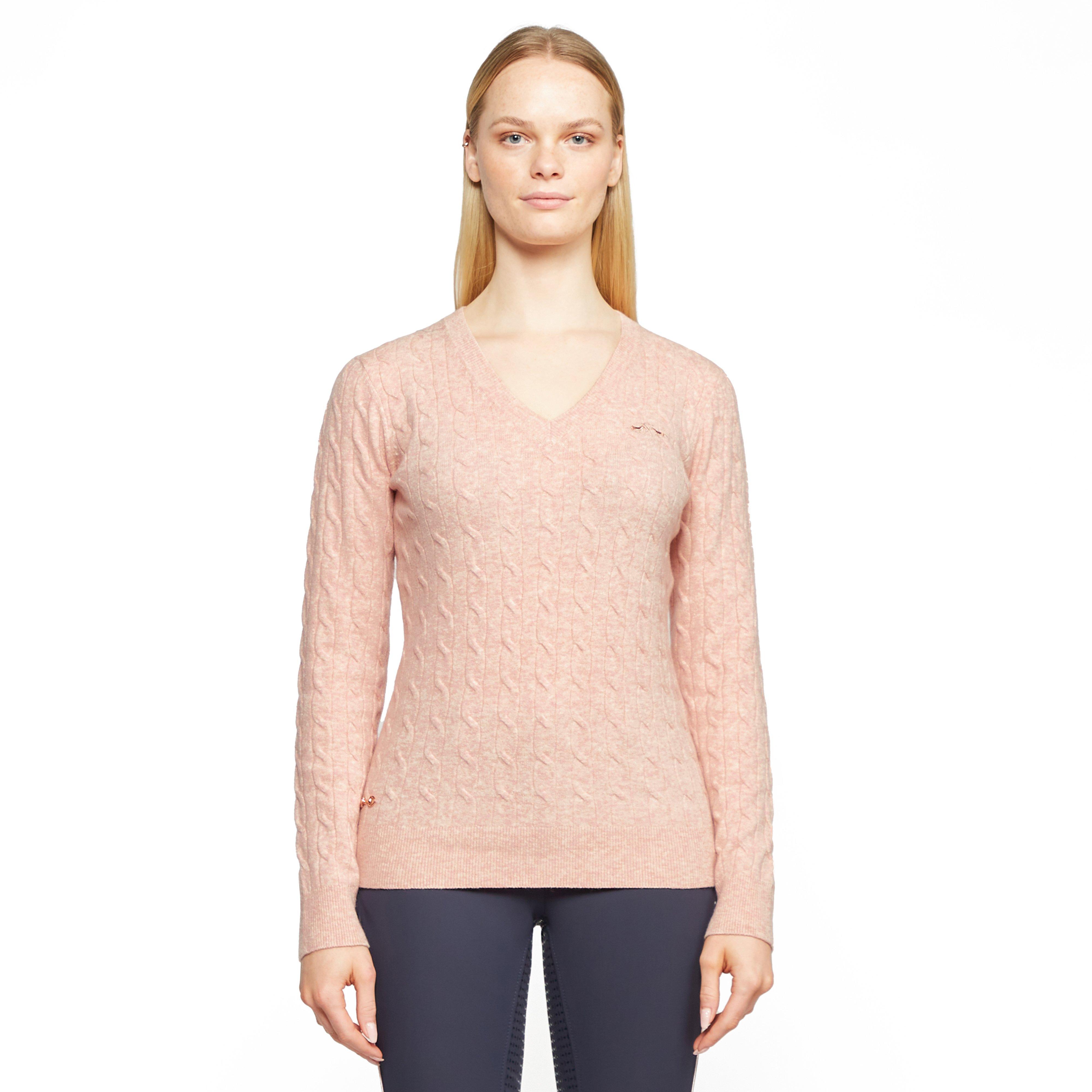 Classy Cable Pullover Blush Mel