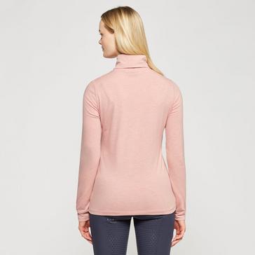 Pink HV Polo Womens Cecile Long Sleeve Top Blush Melange