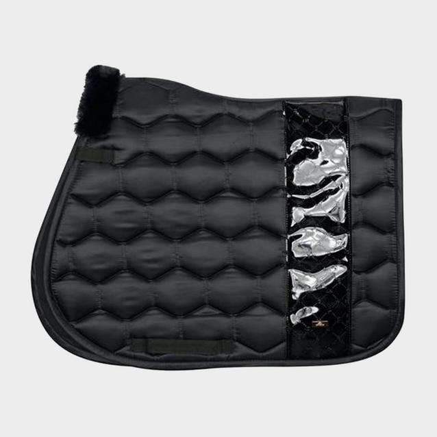 Black HV Polo Cecile Dressage Pad Black Laquer Full image 1
