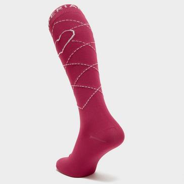 Pink Imperial Riding Womens Heart Long Socks Pink