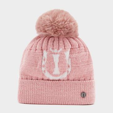 Pink Imperial Riding Womens Dusty Star Velvet Beanie Classy Pink