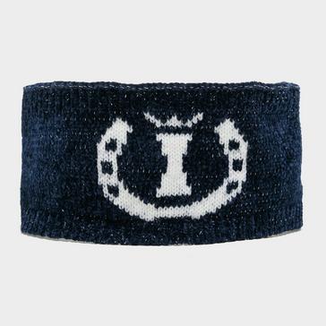 Blue Imperial Riding Dusty Star Velvet Headband Navy