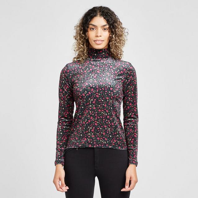 Blue Imperial Riding Womens Turtleneck Flower Bomb image 1