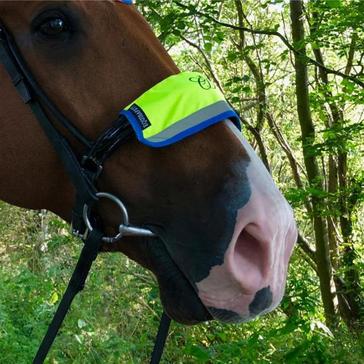 Multi Equisafety Charlotte Dujardin Multi-Coloured Nose Band Pink/Yellow