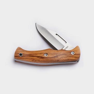 BROWN WHITBY SlipJoint Knife w/ Clip Point Blade (2.5