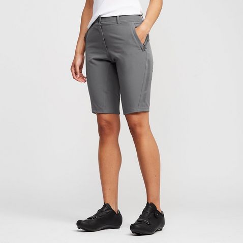Gray Women's Compression Shorts | Light Gray Gym & Pole Shorts