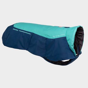 Blue Ruffwear Vert Waterproof Insulated Dog Jacket Teal