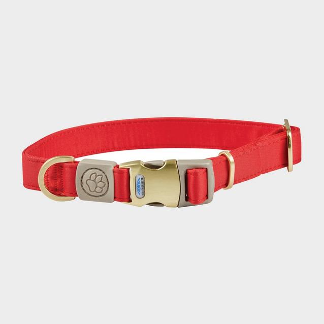 Red WeatherBeeta Elegance Dog Collar Red Small image 1