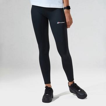 Black Berghaus Women's Big Logo Core Leggings