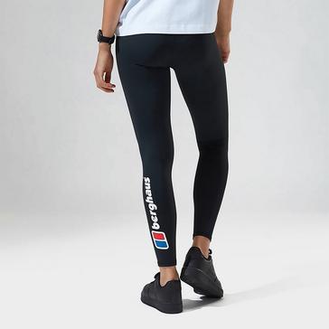 Black Berghaus Women's Big Logo Core Leggings