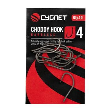 Grey CYGNET Sniper Choddy Barbless Hook Size 8
