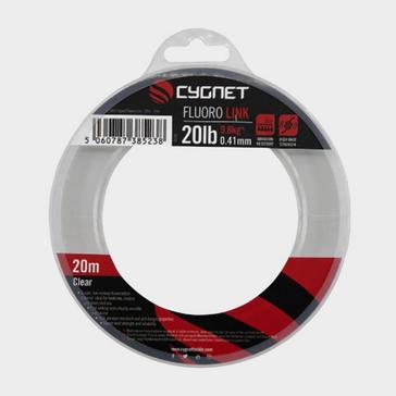 Black CYGNET Sniper Fluoro Link 20lb 9.80kg 0.41mm 20m