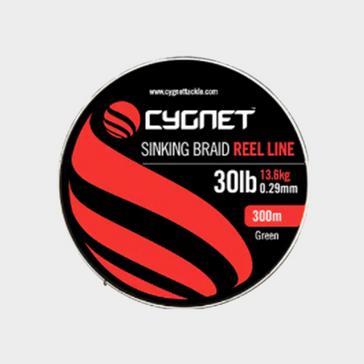 Grey CYGNET Sniper Sinking Braided Reel Line 30lb 13.6kg 0.29mm 300m