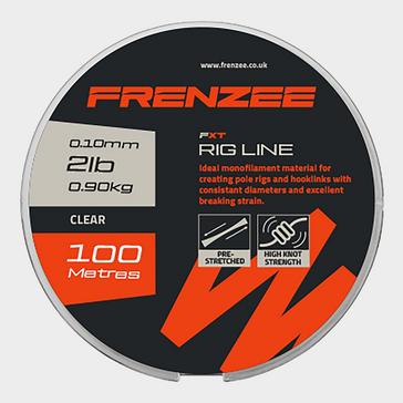 clear Frenzee FXT Rig Line 0.10mm 0.90kg 2lb
