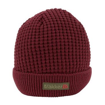 Red Trakker Textured Beanie