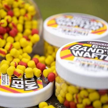 Yellow SONU BAITS Band’Um Wafters 8mm Scopex