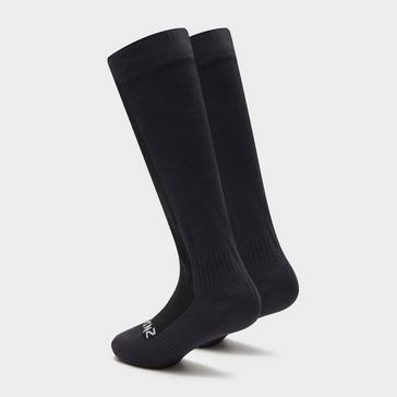 Black Sealskinz Waterproof Knee Socks Black