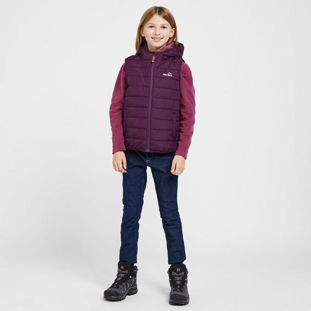 Peter Storm Kids Blisco II Insulated Gilet Purple Naylors