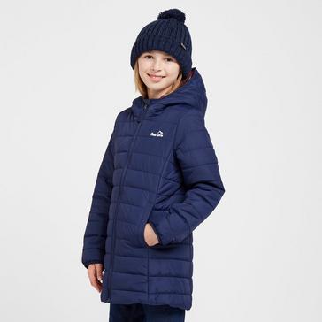 Blue Peter Storm Kids Blisco II Hooded Longline Jacket Navy